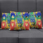 Personalized South Africa Football Springbok Pillow Cover Bafana Bafana Rainbow Nation Flag Colors