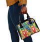 Personalized South Africa Football Springbok Shoulder Handbag Bafana Bafana Rainbow Nation Flag Colors