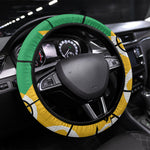 South Africa Football Springbok Steering Wheel Cover Bafana Bafana Rainbow Nation Flag Colors