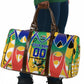 Personalized South Africa Football Springbok Travel Bag Bafana Bafana Rainbow Nation Flag Colors