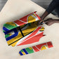 Personalized South Africa Football Springbok Umbrella Bafana Bafana Rainbow Nation Flag Colors
