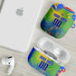 Personalized South Africa Football AirPods Case Springbok Champion Soccer Mascot Protea