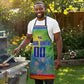 Personalized South Africa Football Apron Springbok Champion Soccer Mascot Protea
