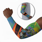 Personalized South Africa Football Arm Sleeves Springbok Champion Soccer Mascot Protea