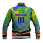 Personalized South Africa Football Baseball Jacket Springbok Champion Soccer Mascot Protea