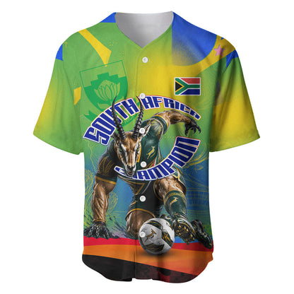 Personalized South Africa Football Baseball Jersey Springbok Champion Soccer Mascot Protea