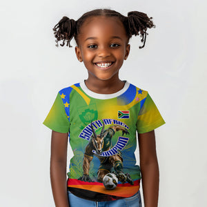 Personalized South Africa Football Kid T shirt Springbok Champion Soccer Mascot Protea