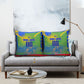 Personalized South Africa Football Pillow Cover Springbok Champion Soccer Mascot Protea