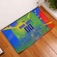 Personalized South Africa Football Rubber Doormat Springbok Champion Soccer Mascot Protea
