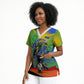 Personalized South Africa Football Scrub Top Springbok Champion Soccer Mascot Protea