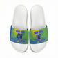 Personalized South Africa Football Slide Sandals Springbok Champion Soccer Mascot Protea