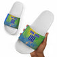 Personalized South Africa Football Slide Sandals Springbok Champion Soccer Mascot Protea