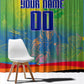 Personalized South Africa Football Window Curtain Springbok Champion Soccer Mascot Protea
