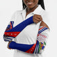 Personalized Haiti Football Trogon Bird Arm Sleeves Les Grenadiers National Flag Art Caribbean