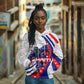 Personalized Haiti Football Trogon Bird Hoodie Les Grenadiers National Flag Art Caribbean