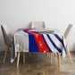 Personalized Haiti Football Trogon Bird Tablecloth Les Grenadiers National Flag Art Caribbean