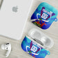 Personalized Haiti Football AirPods Case Haitian Flag Trogon Bird Mascot