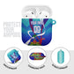 Personalized Haiti Football AirPods Case Haitian Flag Trogon Bird Mascot
