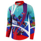 Personalized Haiti Football Button Sweatshirt Haitian Flag Trogon Bird Mascot