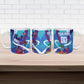 Personalized Haiti Football Ceramic Mug Haitian Flag Trogon Bird Mascot