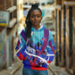 Personalized Haiti Football Hoodie Haitian Flag Trogon Bird Mascot