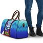 Personalized Haiti Football Travel Bag Haitian Flag Trogon Bird Mascot