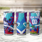 Personalized Haiti Football Tumbler Cup Haitian Flag Trogon Bird Mascot