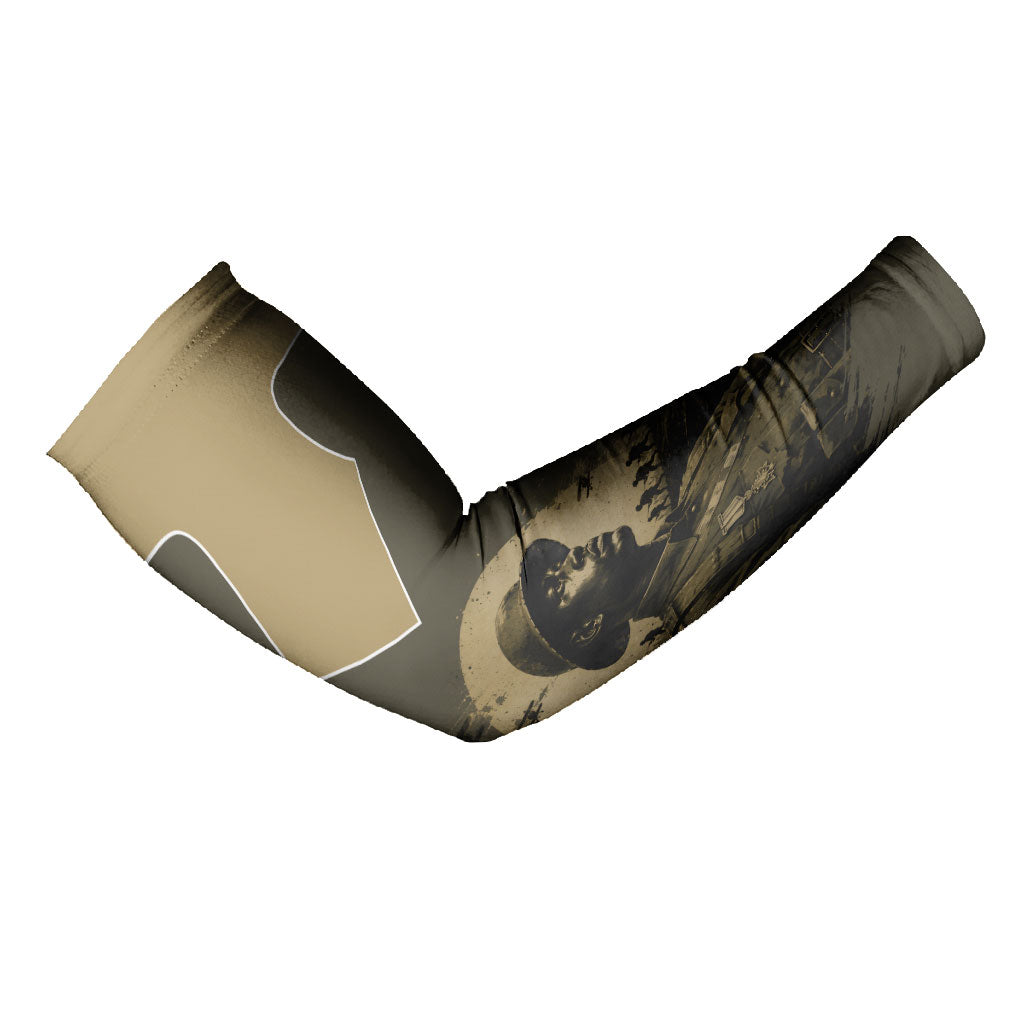 Harlem Hellfighters WWI Soldier Arm Sleeves Vintage Military Hero Jazz Band Silhouette Art