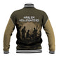 Harlem Hellfighters WWI Soldier Baseball Jacket Vintage Military Hero Jazz Band Silhouette Art