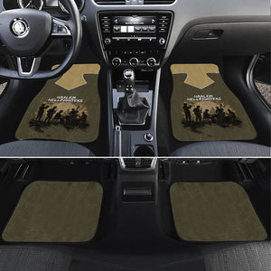 Harlem Hellfighters WWI Soldier Car Mats Vintage Military Hero Jazz Band Silhouette Art