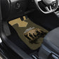 Harlem Hellfighters WWI Soldier Car Mats Vintage Military Hero Jazz Band Silhouette Art
