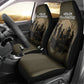 Harlem Hellfighters WWI Soldier Car Seat Cover Vintage Military Hero Jazz Band Silhouette Art