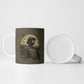 Harlem Hellfighters WWI Soldier Ceramic Mug Vintage Military Hero Jazz Band Silhouette Art
