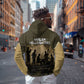Harlem Hellfighters WWI Soldier Hoodie Vintage Military Hero Jazz Band Silhouette Art