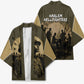 Harlem Hellfighters WWI Soldier Kimono Vintage Military Hero Jazz Band Silhouette Art