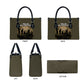 Harlem Hellfighters WWI Soldier Leather Bag Vintage Military Hero Jazz Band Silhouette Art