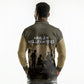 Harlem Hellfighters WWI Soldier Long Sleeve Polo Shirt Vintage Military Hero Jazz Band Silhouette Art
