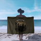 Harlem Hellfighters WWI Soldier Sarong Vintage Military Hero Jazz Band Silhouette Art