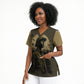 Harlem Hellfighters WWI Soldier Scrub Top Vintage Military Hero Jazz Band Silhouette Art