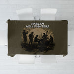 Harlem Hellfighters WWI Soldier Tablecloth Vintage Military Hero Jazz Band Silhouette Art