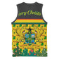 Ghana Christmas Basketball Jersey Santa Ornament National Coat of Arms and Festive TS04