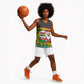 Ghana Christmas Basketball Jersey Santa Ornament National Coat of Arms and Festive TS04