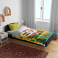 Ghana Christmas Bedding Set Santa Ornament National Coat of Arms and Festive - African Pride