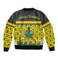 Ghana Christmas Bomber Jacket Santa Ornament National Coat of Arms and Festive - African Pride