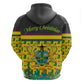 Ghana Christmas Hoodie Santa Ornament National Coat of Arms and Festive - African Pride