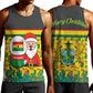 Ghana Christmas Men Tank Top Santa Ornament National Coat of Arms and Festive - African Pride