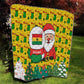 Ghana Christmas Quilt Santa Ornament National Coat of Arms and Festive - African Pride