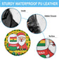 Ghana Christmas Spare Tire Cover Santa Ornament National Coat of Arms and Festive - African Pride