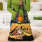 Egypt Christmas Grocery Bag Pharaoh Santa Pyramids Eye of Horus and Ancient Egyptian - African Pride