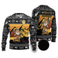 Egypt Christmas Ugly Christmas Sweater Pharaoh Santa Pyramids Eye of Horus and Ancient Egyptian - African Pride